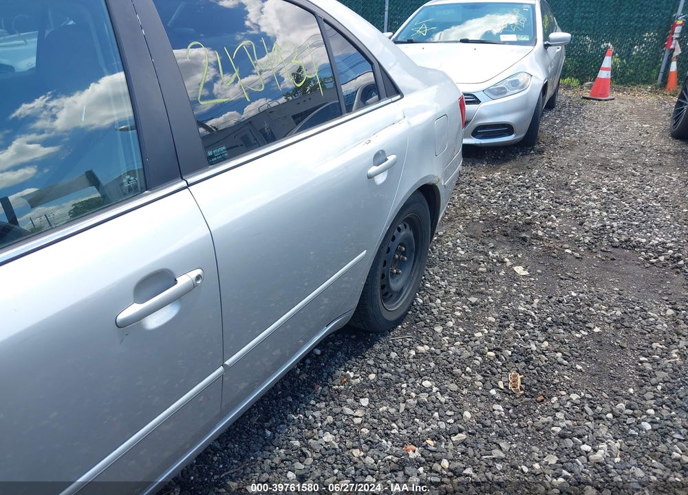 2009 HYUNDAI SONATA GLS VIN: 5NPET46CX9H528523