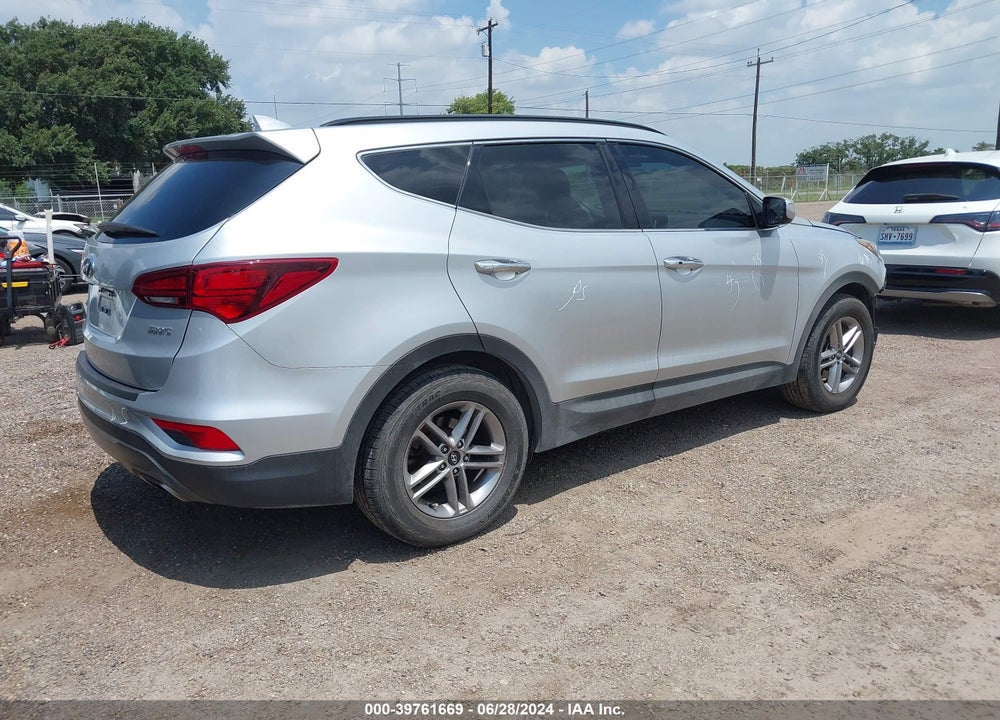 2018 HYUNDAI SANTA FE SPORT 2.4L VIN: 5XYZU3LB2JG509853