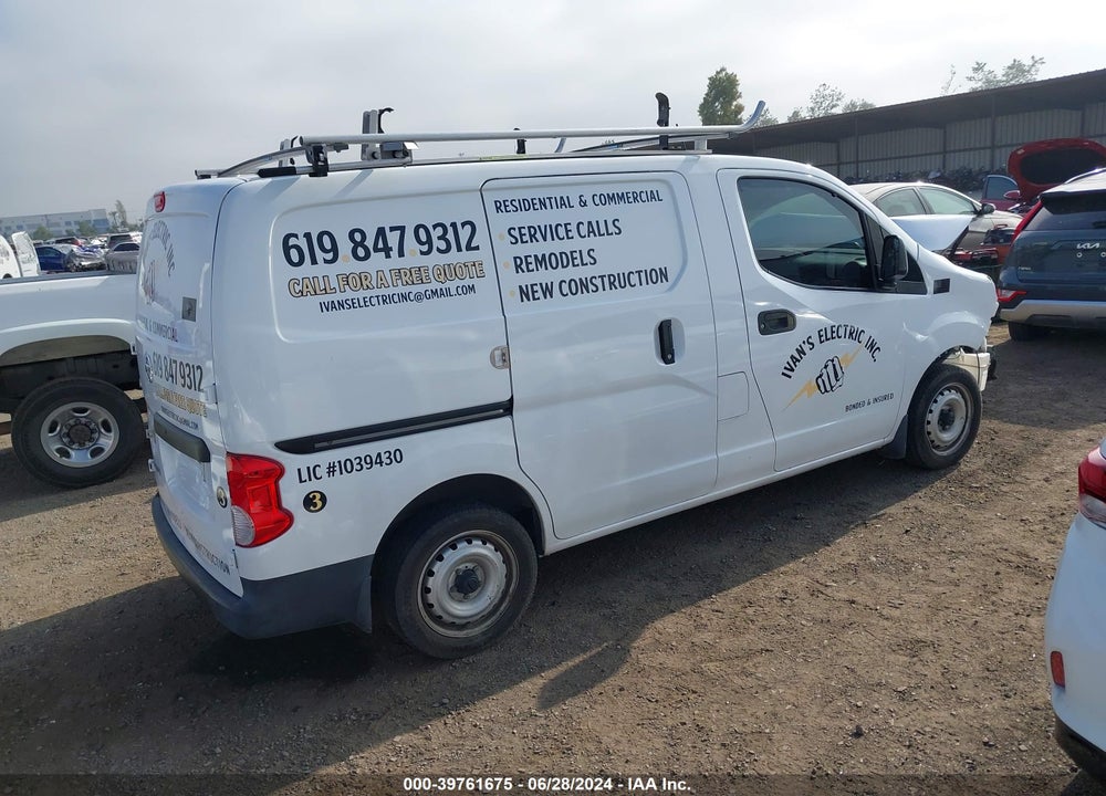 2020 NISSAN NV200 COMPACT CARGO S XTRONIC CVT VIN: 3N6CM0KN6LK708404