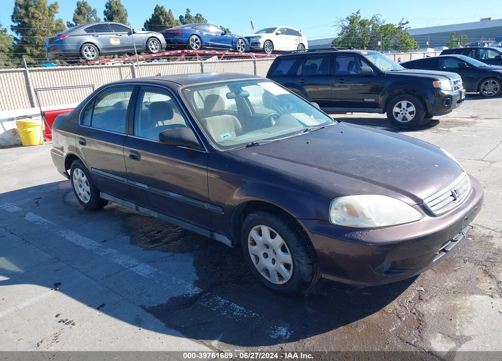 2000 HONDA CIVIC LX VIN: 2HGEJ6574YH501395