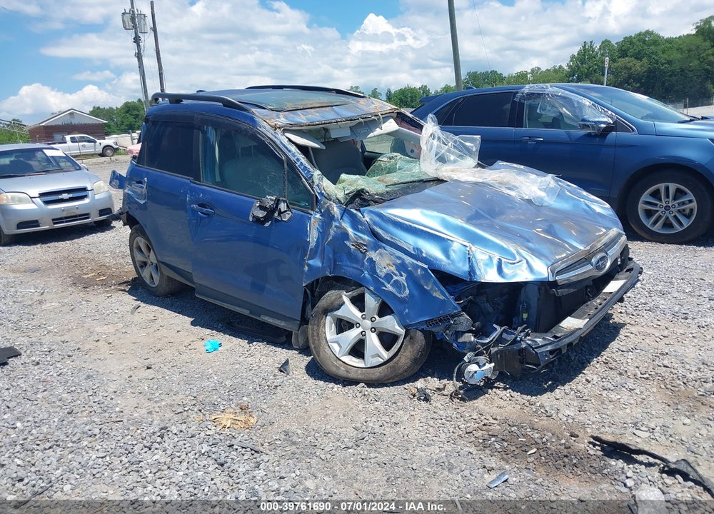 2016 SUBARU FORESTER VIN: JF2SJADC5GH476211