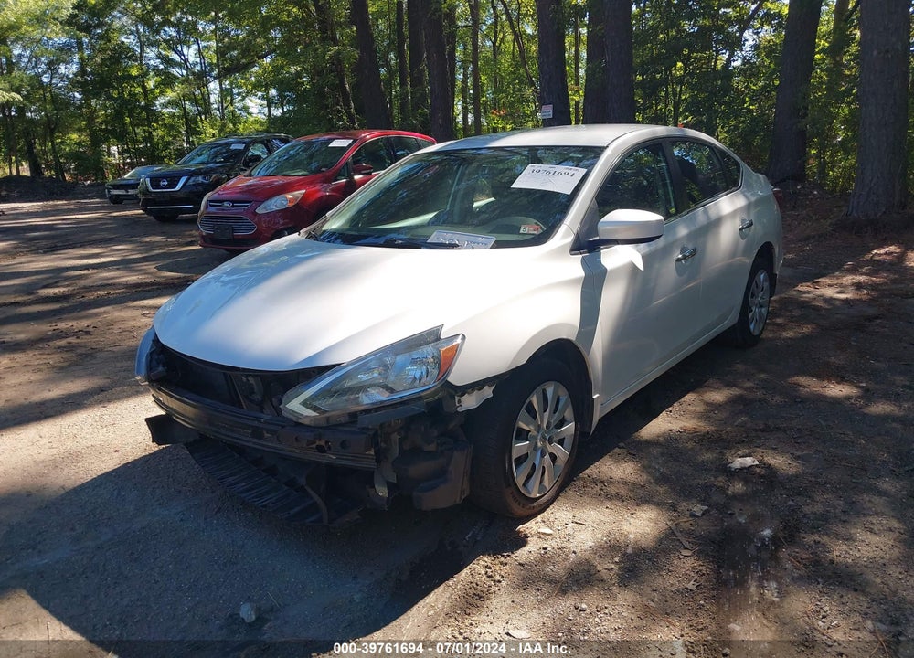 2017 NISSAN SENTRA SV VIN: 3N1AB7AP4HY260618