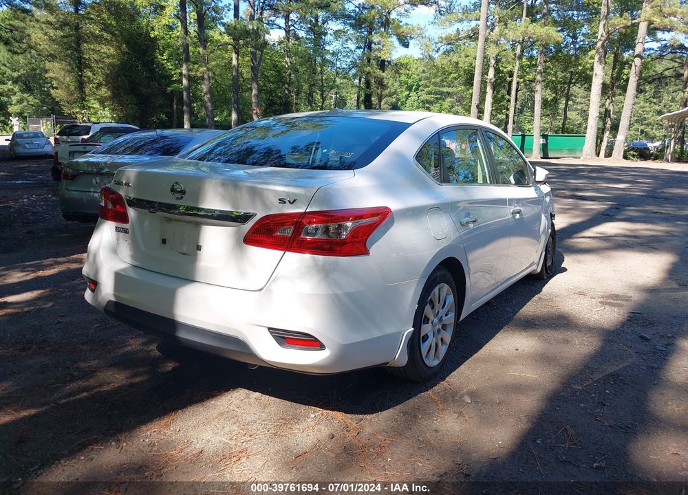 2017 NISSAN SENTRA SV VIN: 3N1AB7AP4HY260618