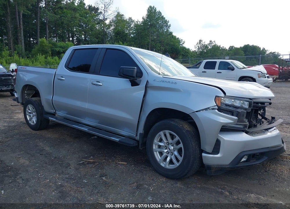 2021 CHEVROLET SILVERADO 1500 4WD SHORT BED RST VIN: 3GCUYEEDXMG350112