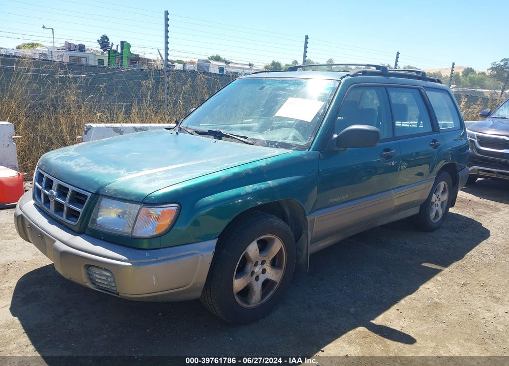 2000 SUBARU FORESTER S VIN: JF1SF655XYG727086