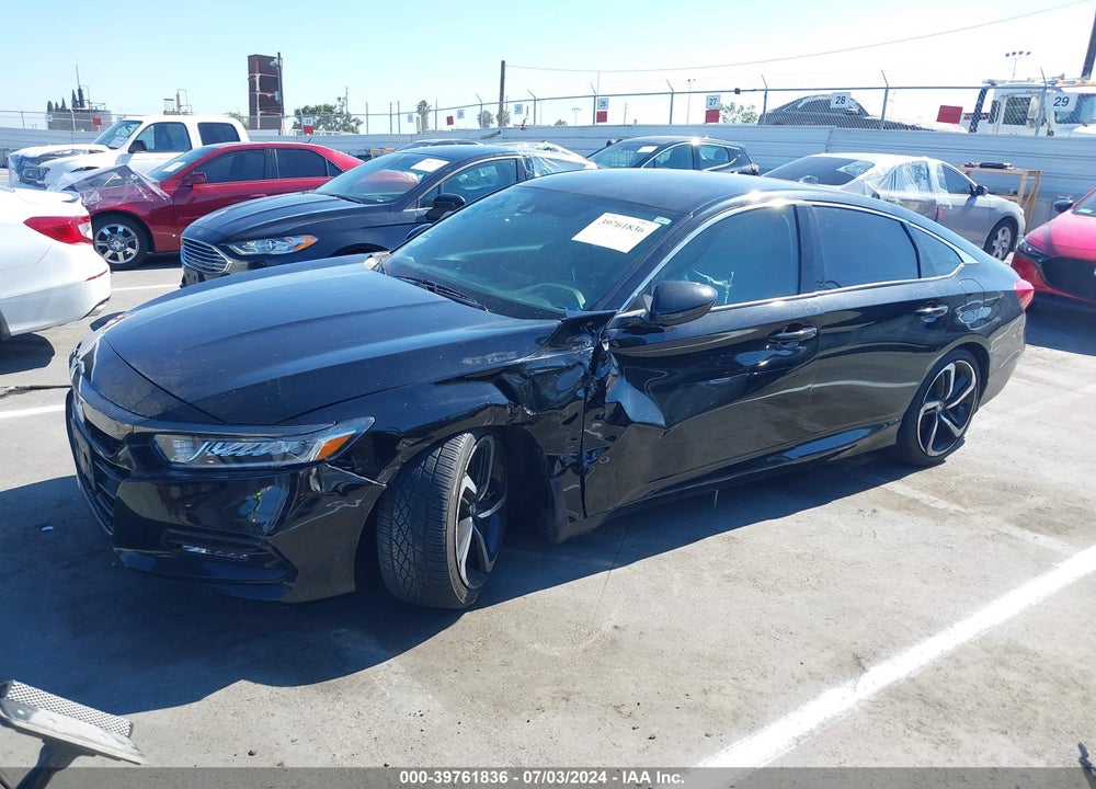 2019 HONDA ACCORD SPORT VIN: 1HGCV1F38KA122383