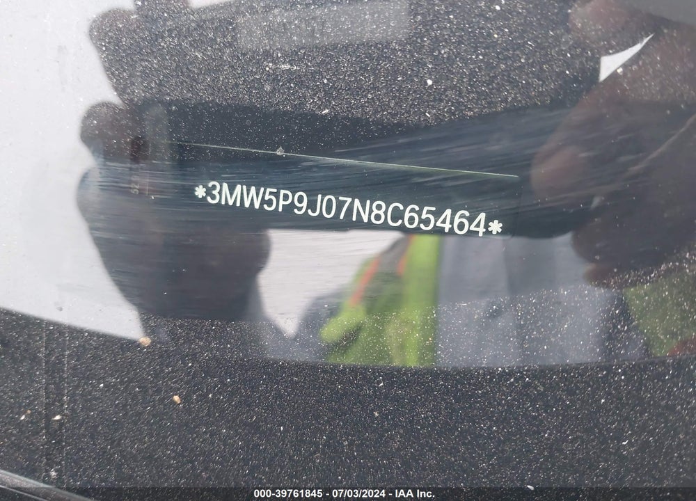 2022 BMW 3 SERIES VIN: 3MW5P9J07N8C65464