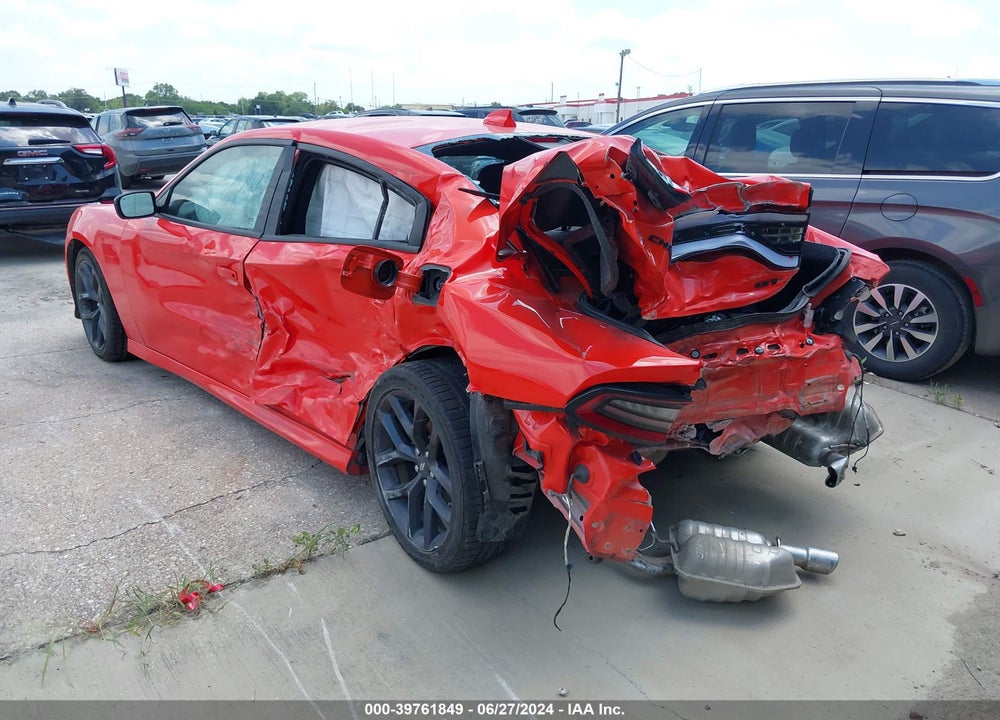 2022 DODGE CHARGER GT RWD VIN: 2C3CDXHG4NH232331