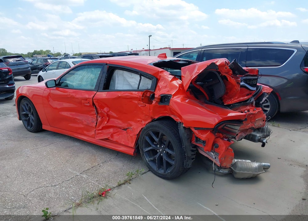 2022 DODGE CHARGER GT RWD VIN: 2C3CDXHG4NH232331