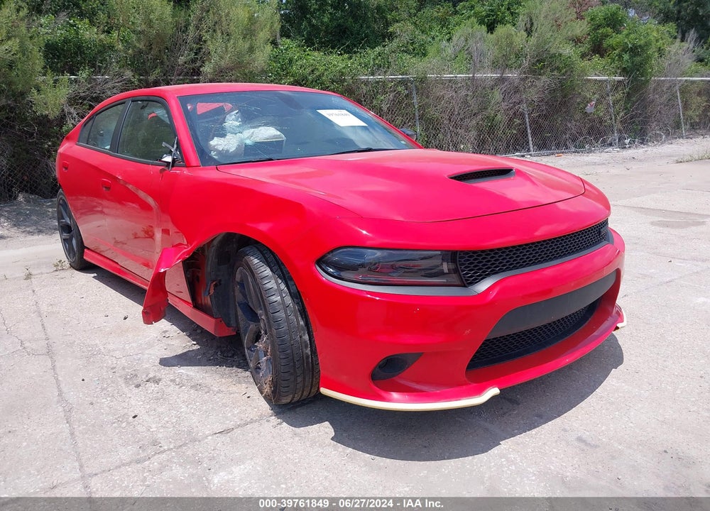 2022 DODGE CHARGER GT RWD VIN: 2C3CDXHG4NH232331