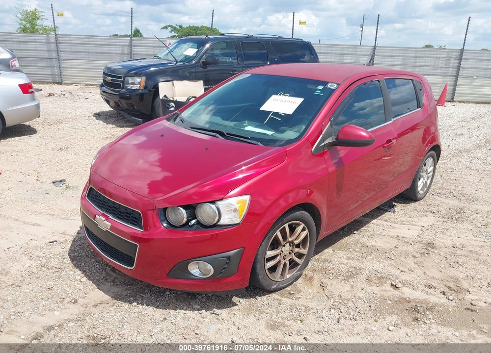 2012 CHEVROLET SONIC 2LT VIN: 1G1JC6SH9C4111573