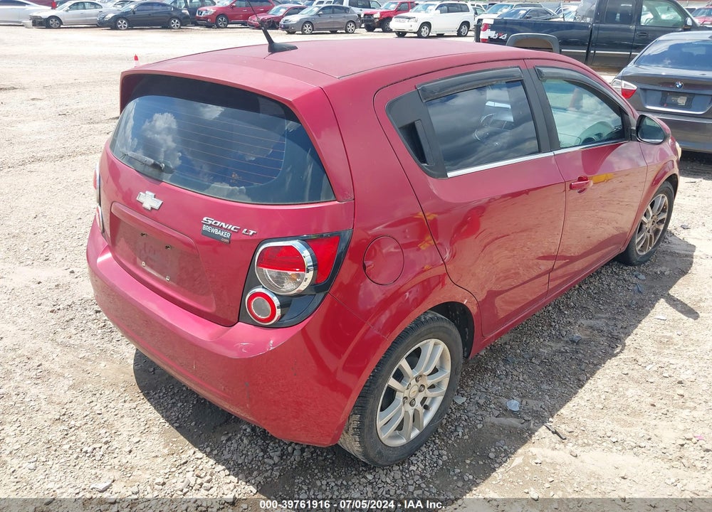 2012 CHEVROLET SONIC 2LT VIN: 1G1JC6SH9C4111573