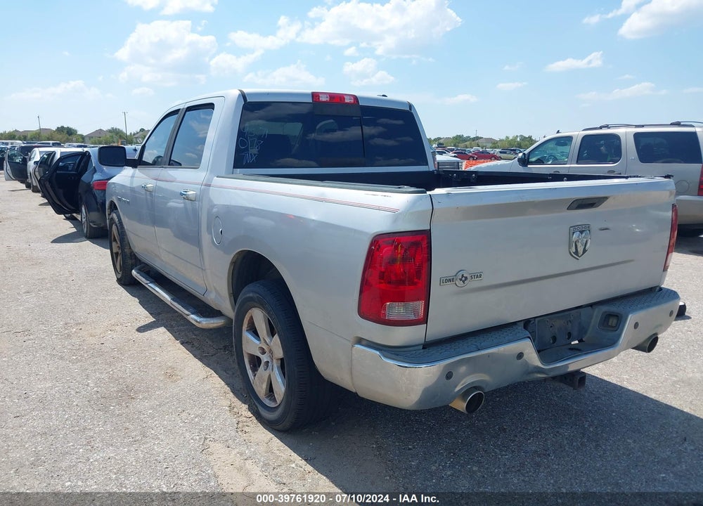 2009 DODGE RAM 1500 SLT/SPORT/TRX VIN: 1D3HB13T49S710178