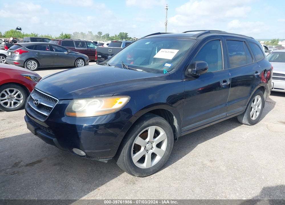 2007 HYUNDAI SANTA FE LIMITED/SE VIN: 5NMSH13E87H100503