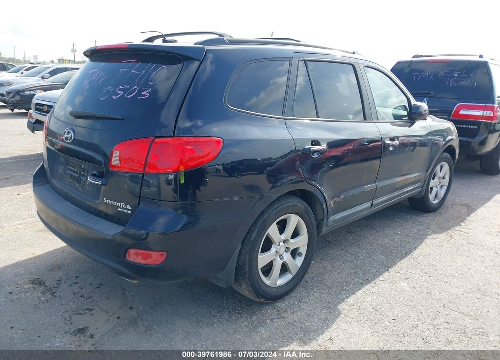 2007 HYUNDAI SANTA FE LIMITED/SE VIN: 5NMSH13E87H100503