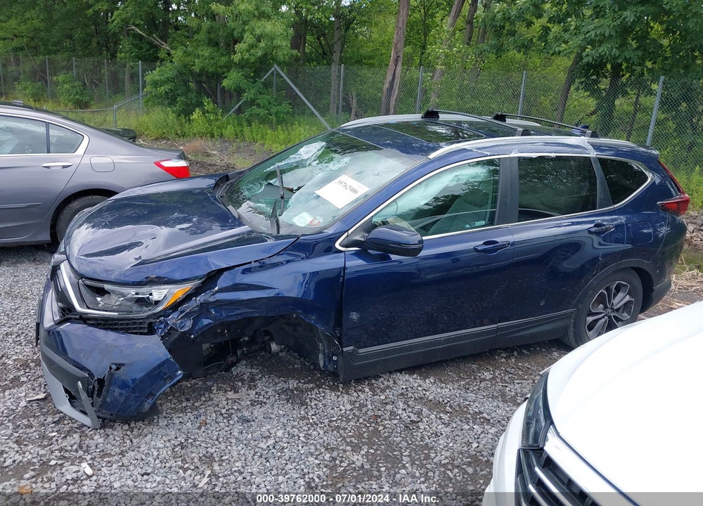 2022 HONDA CR-V AWD EX-L VIN: 2HKRW2H85NH651873