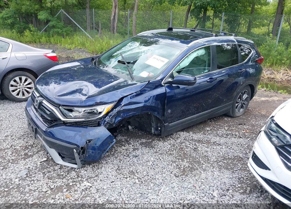 2022 HONDA CR-V AWD EX-L VIN: 2HKRW2H85NH651873