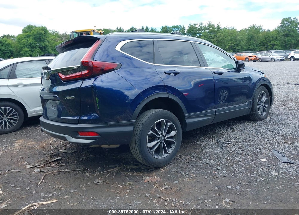 2022 HONDA CR-V AWD EX-L VIN: 2HKRW2H85NH651873