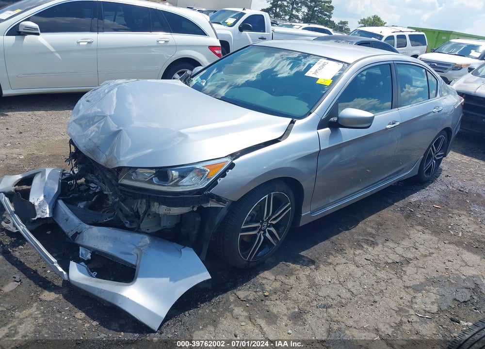 2017 HONDA ACCORD SPORT VIN: 1HGCR2F50HA278549
