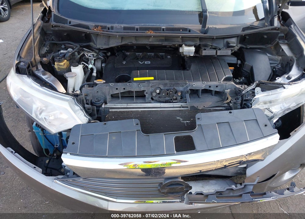 2012 NISSAN QUEST SL VIN: JN8AE2KP9C9046345
