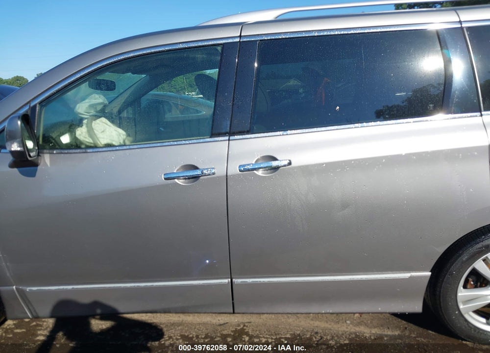 2012 NISSAN QUEST SL VIN: JN8AE2KP9C9046345