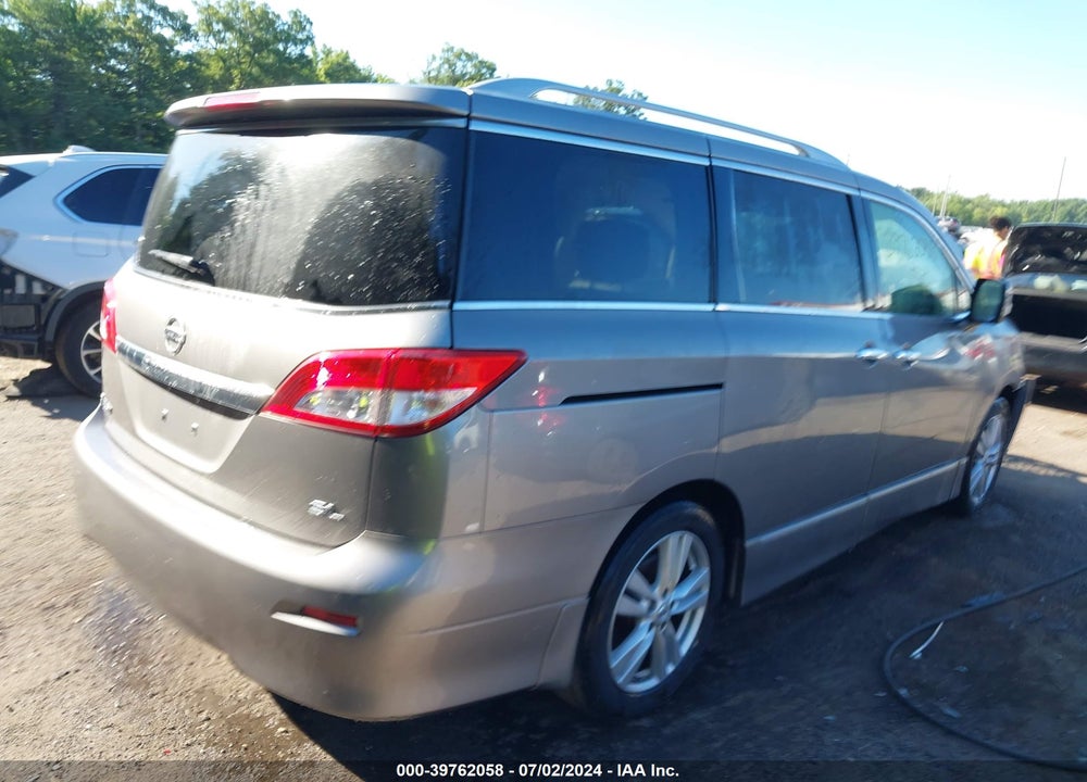 2012 NISSAN QUEST SL VIN: JN8AE2KP9C9046345