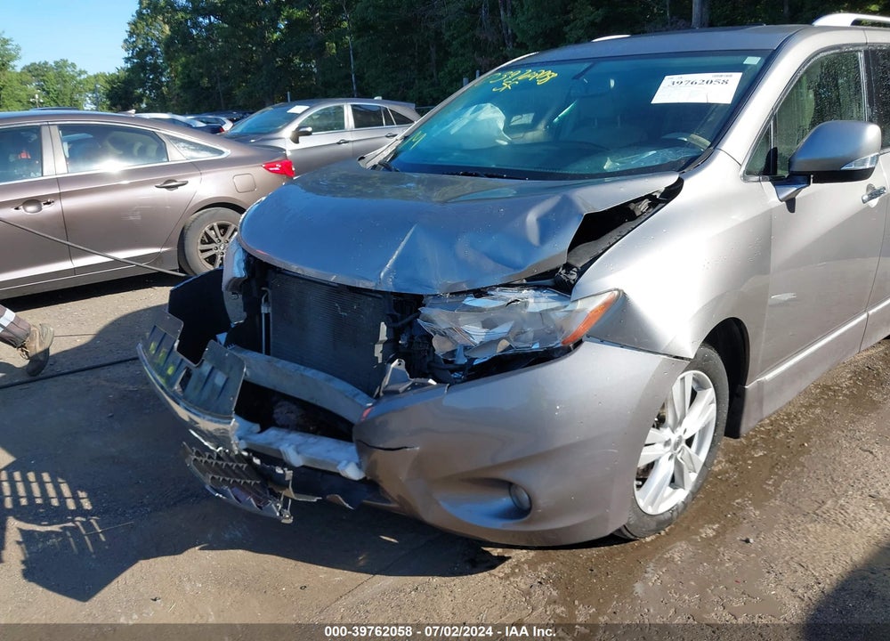 2012 NISSAN QUEST SL VIN: JN8AE2KP9C9046345