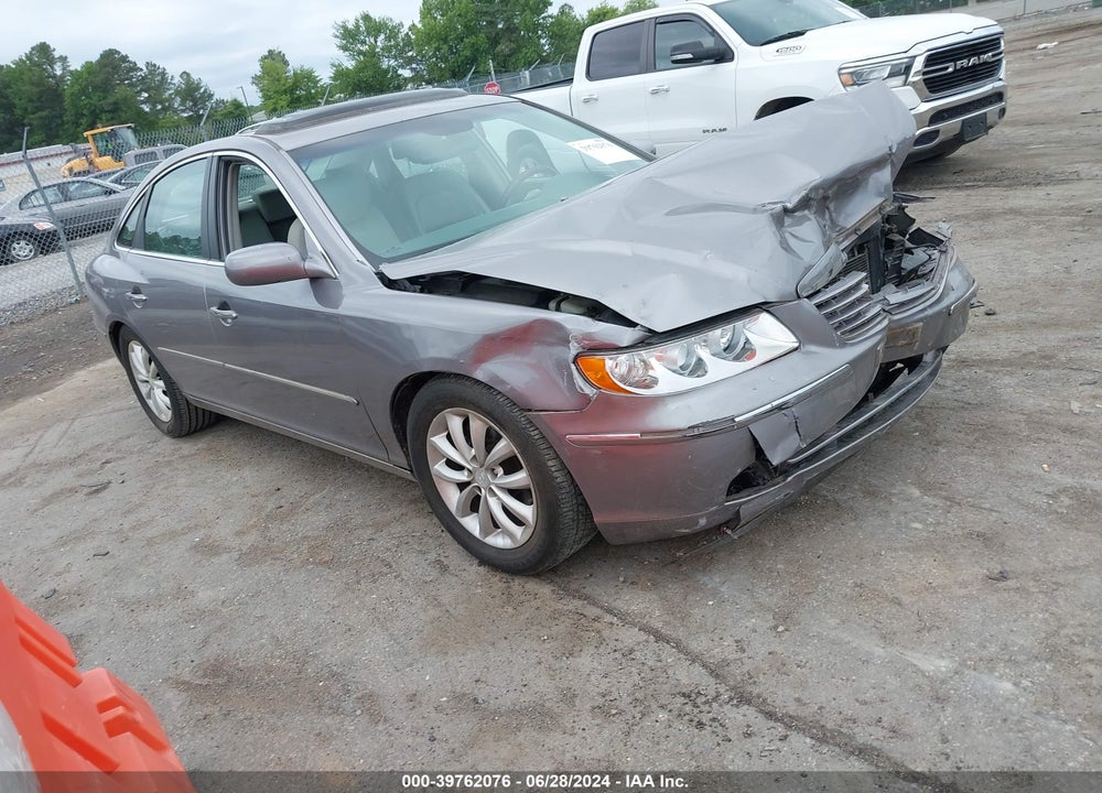 2006 HYUNDAI AZERA LIMITED/SE VIN: KMHFC46F76A080576