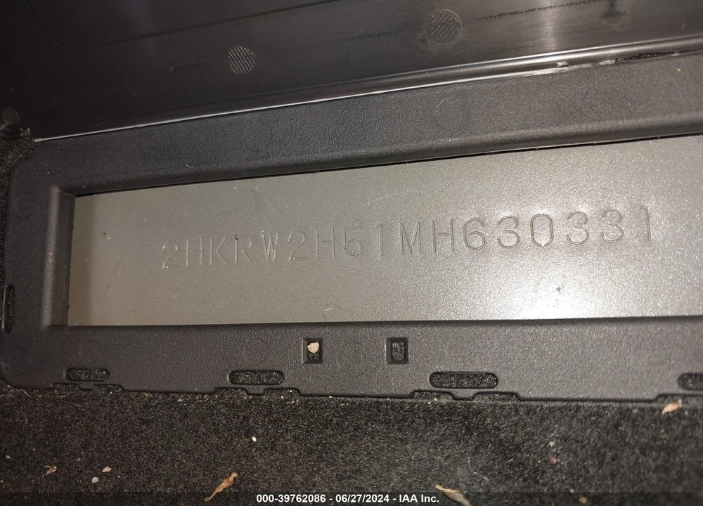 2021 HONDA CR-V AWD EX VIN: 2HKRW2H51MH630331