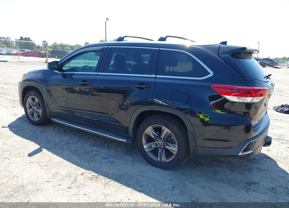 2019 TOYOTA HIGHLANDER LIMITED/PLATINUM VIN: 5TDDZRFH3KS934307