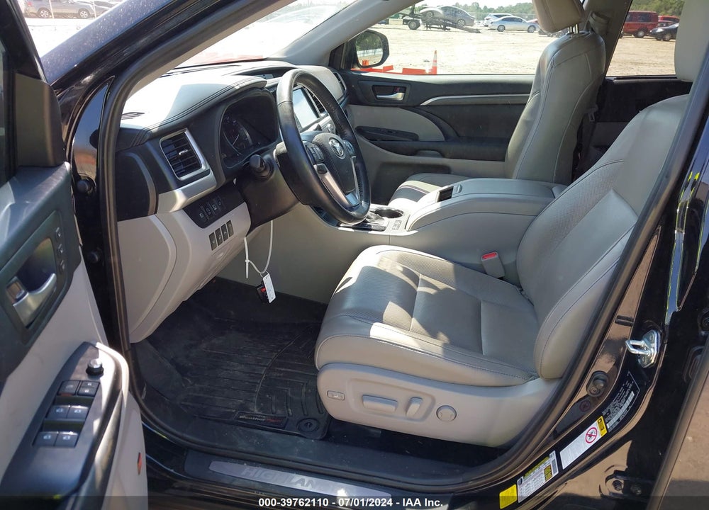 2019 TOYOTA HIGHLANDER LIMITED/PLATINUM VIN: 5TDDZRFH3KS934307