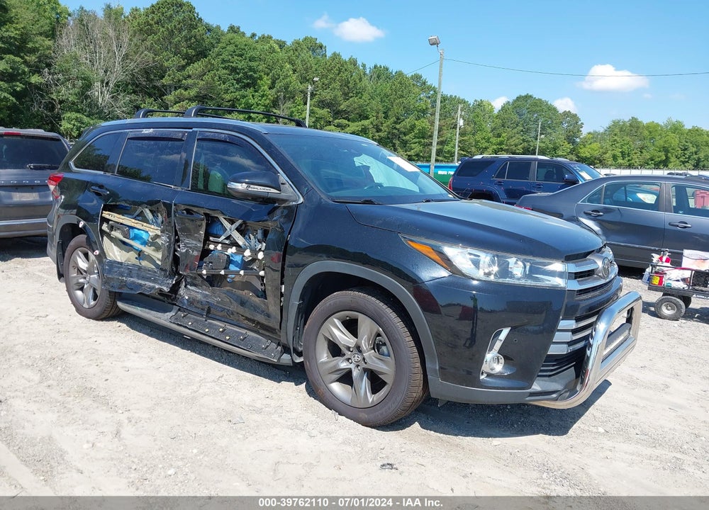 2019 TOYOTA HIGHLANDER LIMITED/PLATINUM VIN: 5TDDZRFH3KS934307