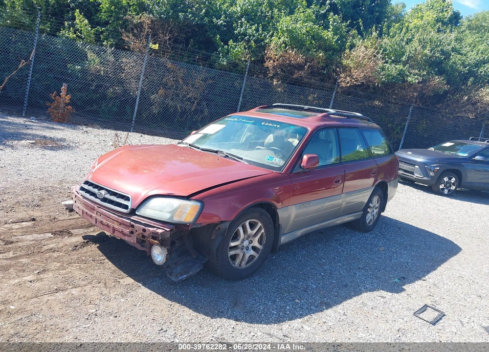 2002 SUBARU OUTBACK LIMITED VIN: 4S3BH686927622149
