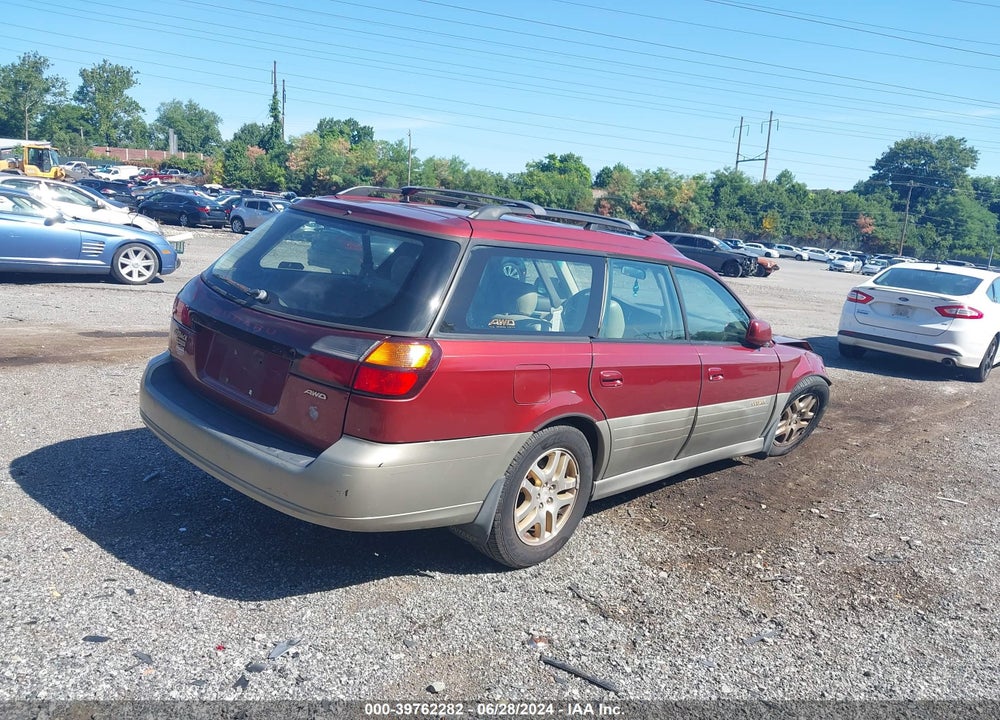 2002 SUBARU OUTBACK LIMITED VIN: 4S3BH686927622149
