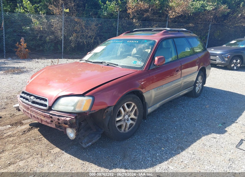 2002 SUBARU OUTBACK LIMITED VIN: 4S3BH686927622149