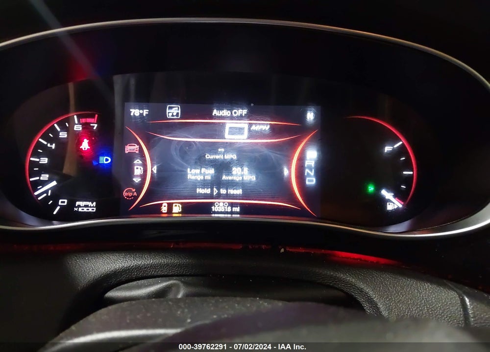 2013 DODGE DART LIMITED VIN: 1C3CDFCH0DD306494