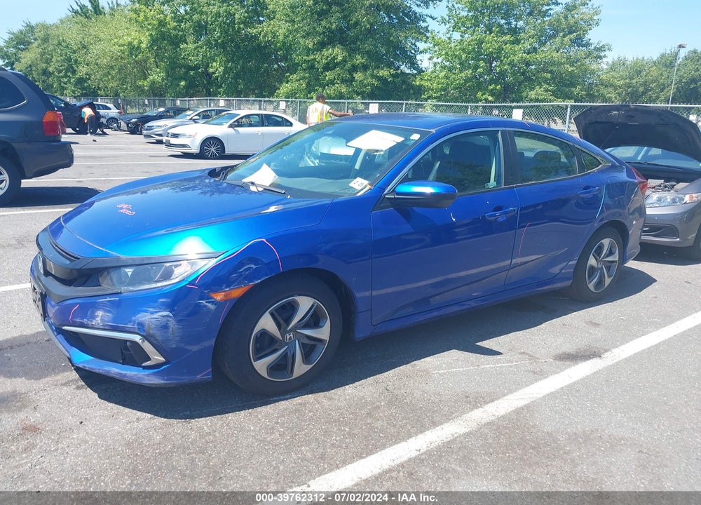 2020 HONDA CIVIC LX VIN: 2HGFC2F68LH519968