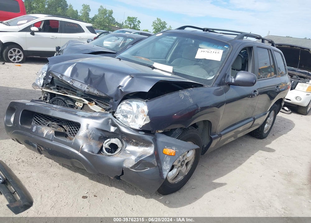 2006 HYUNDAI SANTA FE GLS VIN: KM8SC73D16U108521