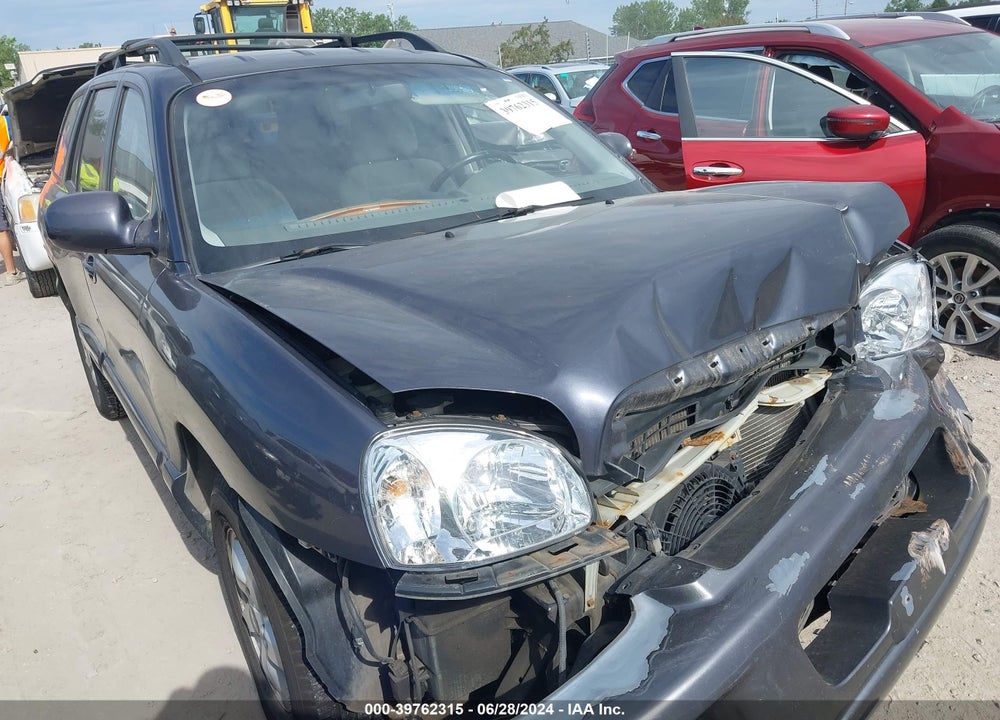 2006 HYUNDAI SANTA FE GLS VIN: KM8SC73D16U108521