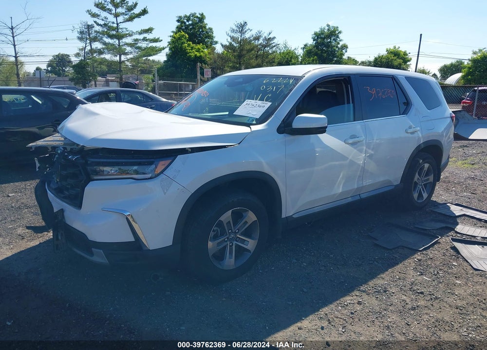 2023 HONDA PILOT AWD EX-L 7 PASSENGER VIN: 5FNYG1H50PB010317