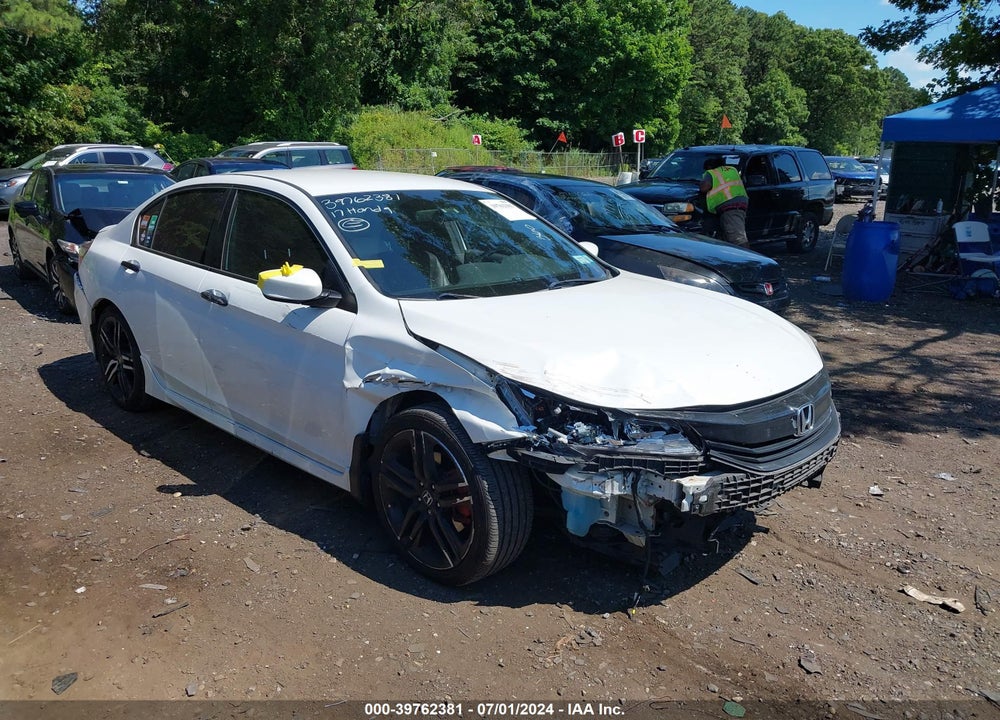 2017 HONDA ACCORD SPORT VIN: 1HGCR2F53HA008747