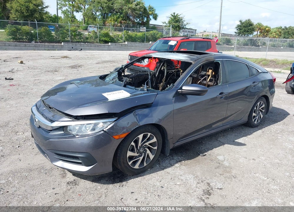 2018 HONDA CIVIC EX VIN: 2HGFC2F70JH589082