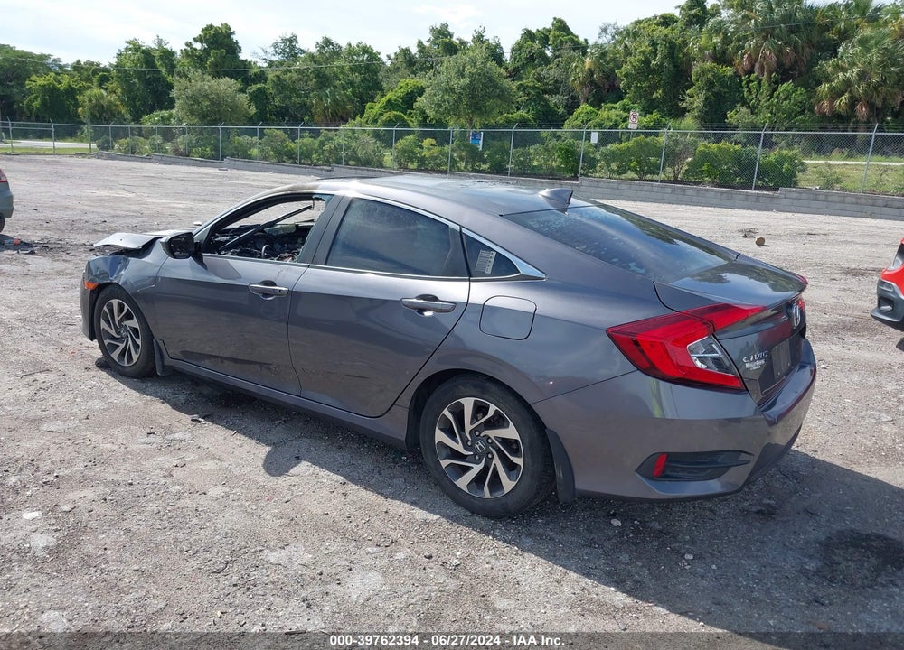 2018 HONDA CIVIC EX VIN: 2HGFC2F70JH589082