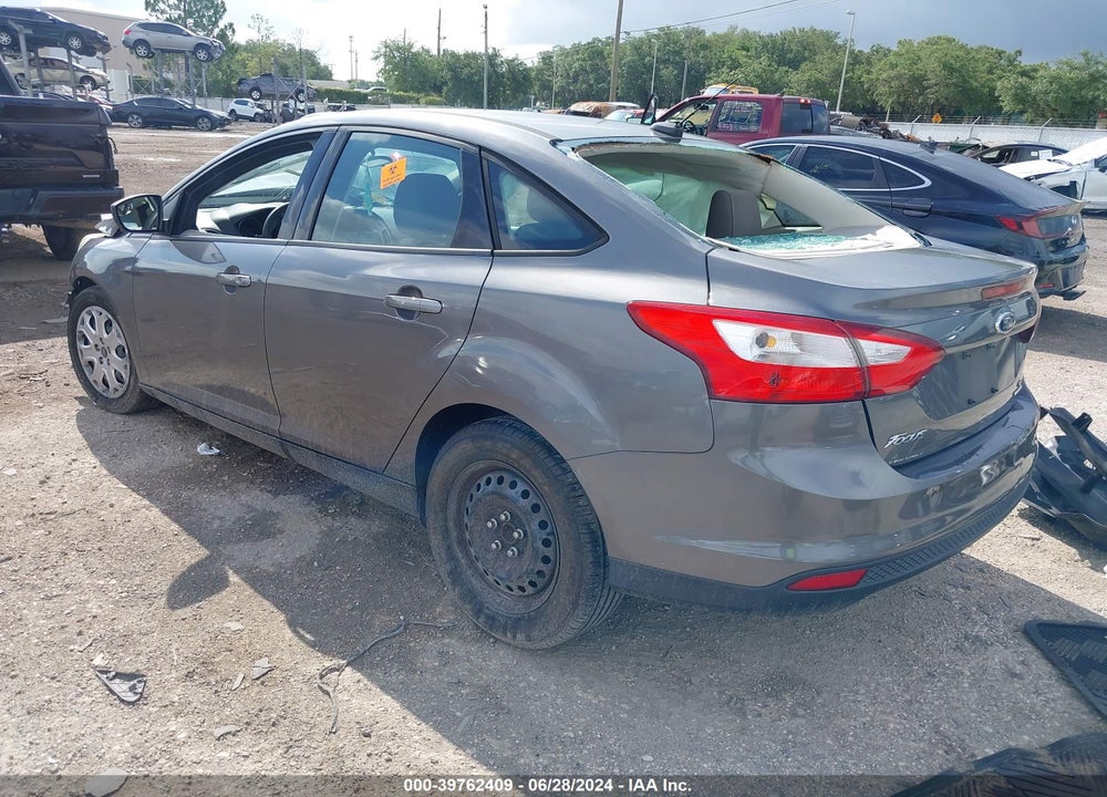 2012 FORD FOCUS SE VIN: 1FAHP3F25CL456691