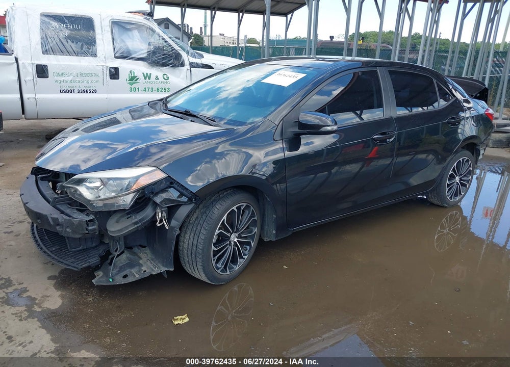 2016 TOYOTA COROLLA S PLUS VIN: 2T1BURHE8GC661809