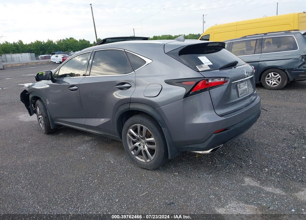 2016 LEXUS NX 200T VIN: JTJBARBZ8G2070699