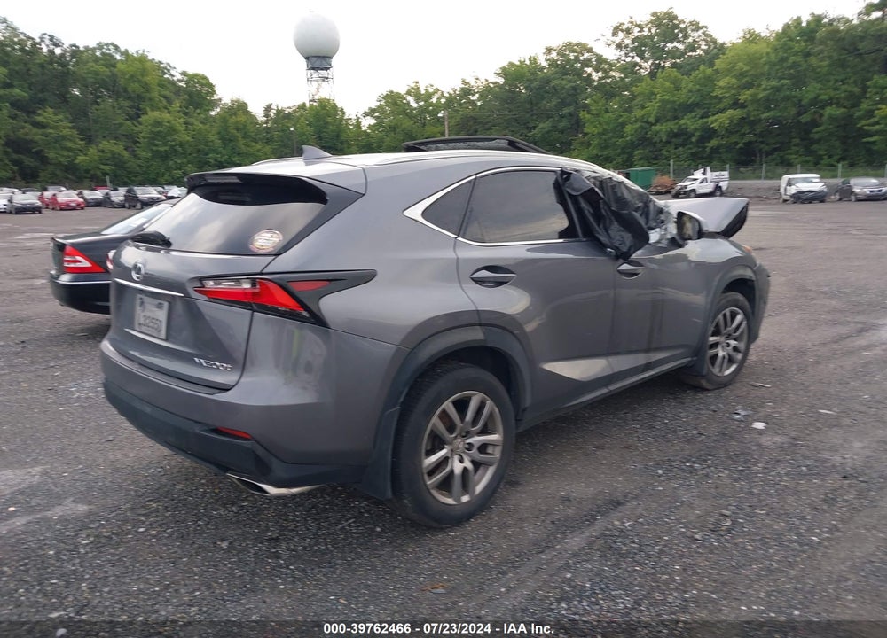2016 LEXUS NX 200T VIN: JTJBARBZ8G2070699