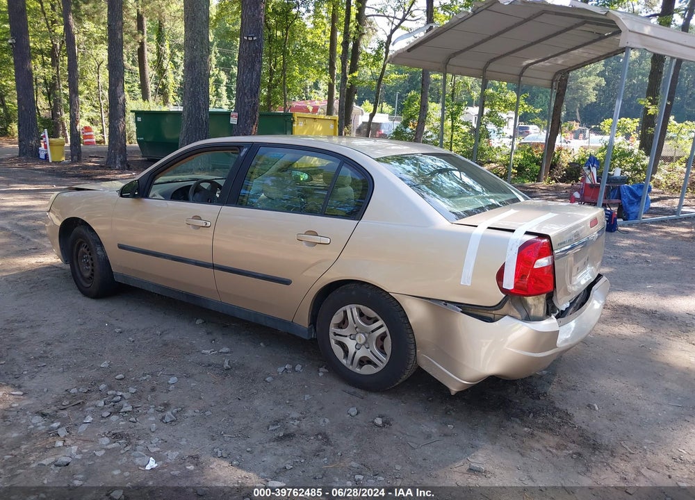 2005 CHEVROLET MALIBU VIN: 1G1ZS52F75F128510