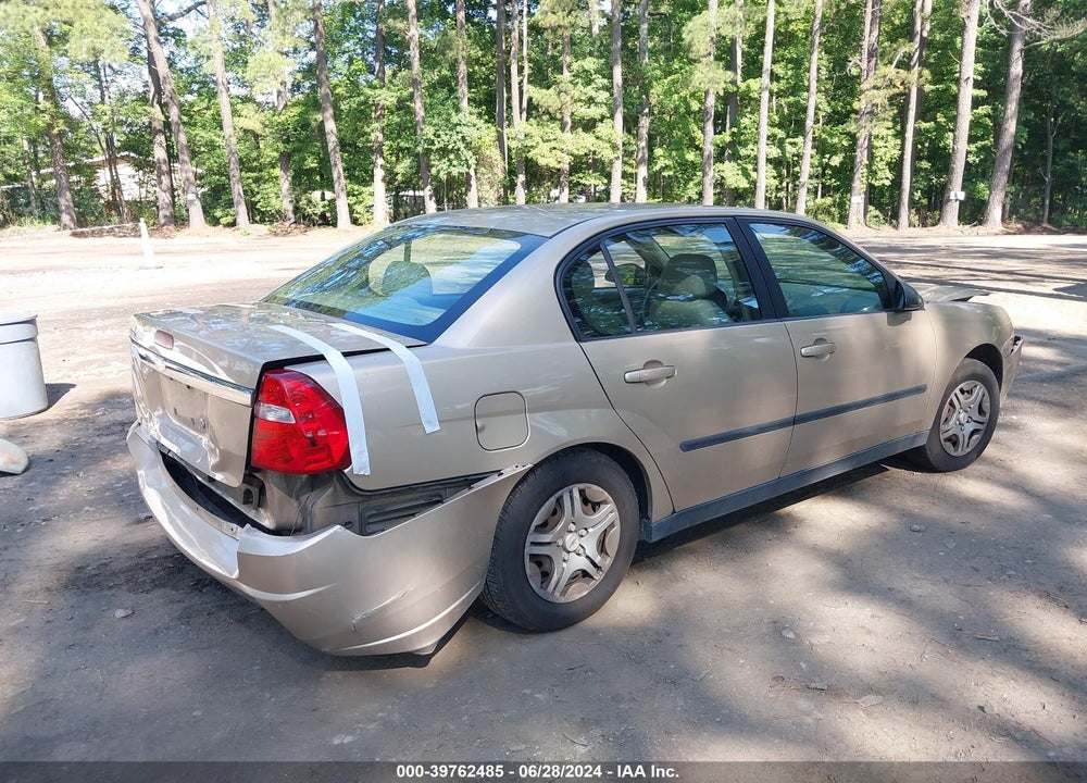 2005 CHEVROLET MALIBU VIN: 1G1ZS52F75F128510