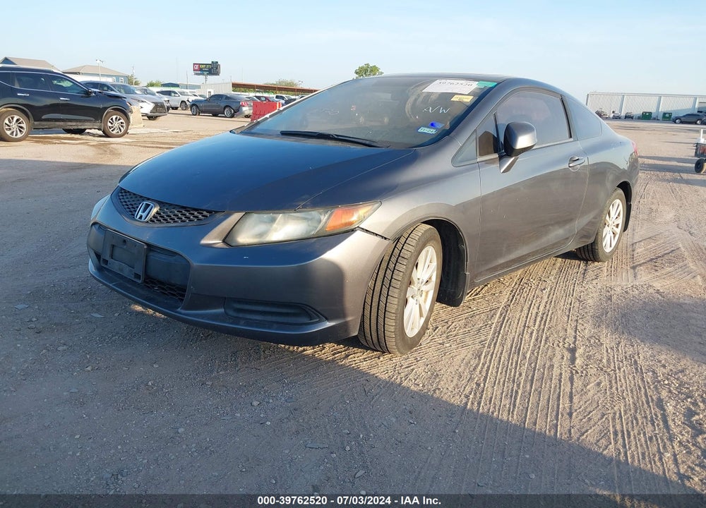 2012 HONDA CIVIC VIN: 2HGFG3B87CH546743